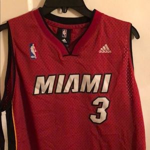 Adidas Miami Heat DWYANE WADE nba Jersey Youth Size X-Large 18-20 yrs XL